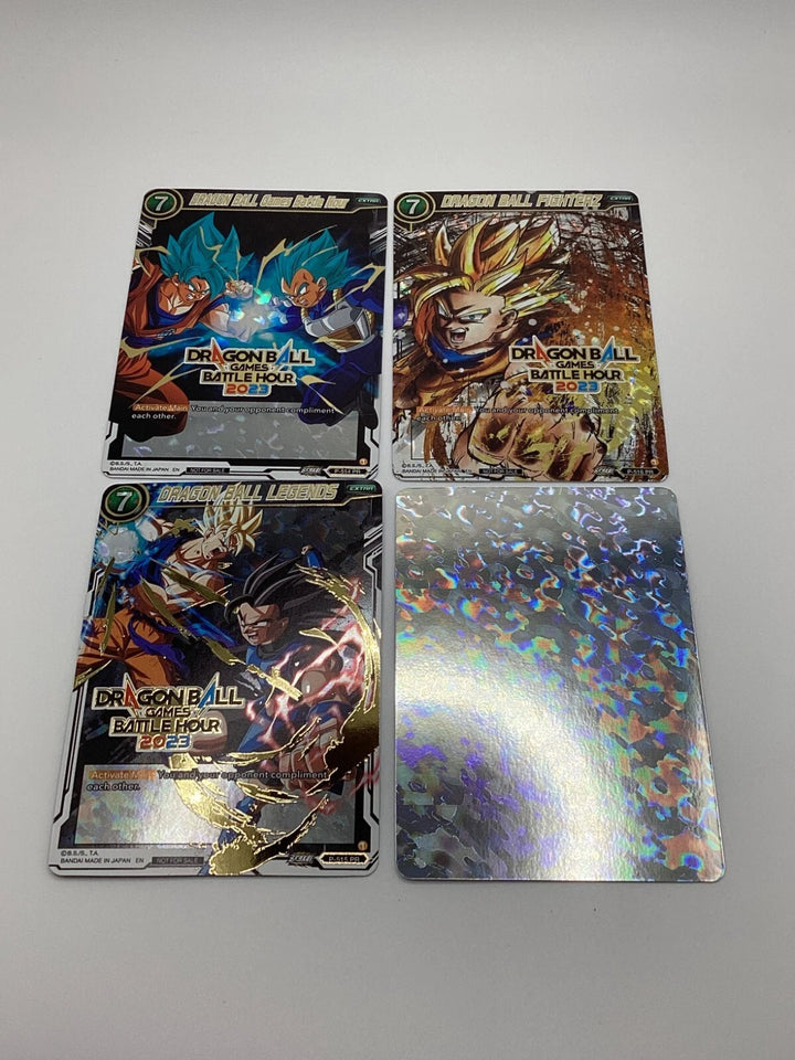 DragonBall - Games Battle Hour Promo Cards - Set of 4 - 2023 - NM 🔥🔥🔥