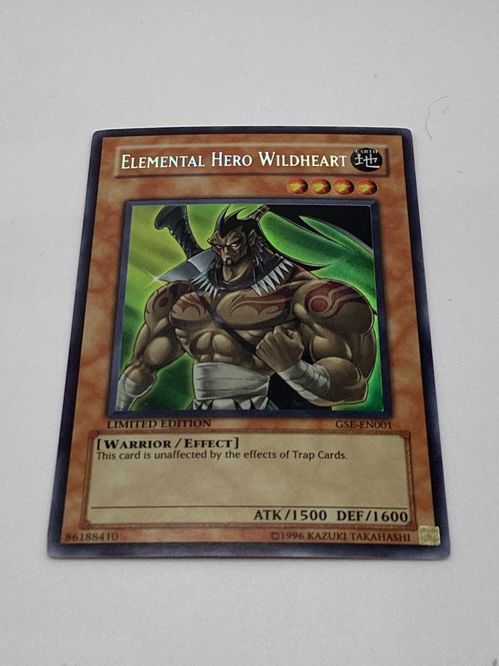 YuGiOh - Elemental Hero Wildheart - GSE-EN001 - Limited Ed. - Misprint - LP 🔥🔥