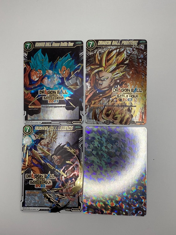 DragonBall - Games Battle Hour Promo Cards - Set of 4 - 2023 - NM 🔥🔥🔥