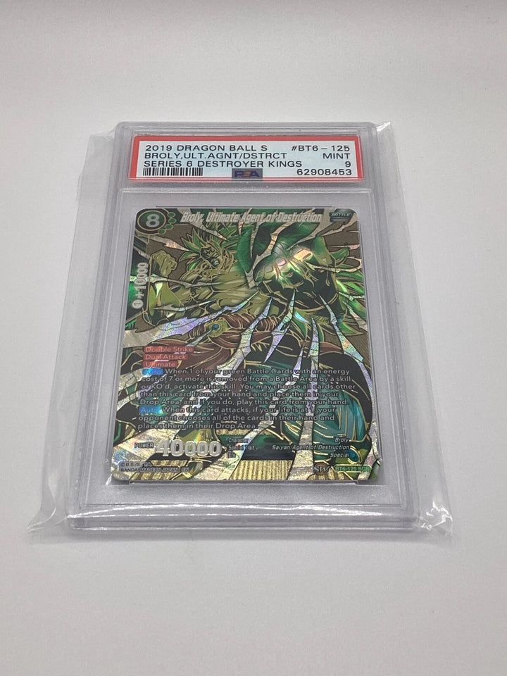 DragonBall - Broly, Ultimate Agent of Destruction - BT6-125 - Secret - PSA 9 🔥