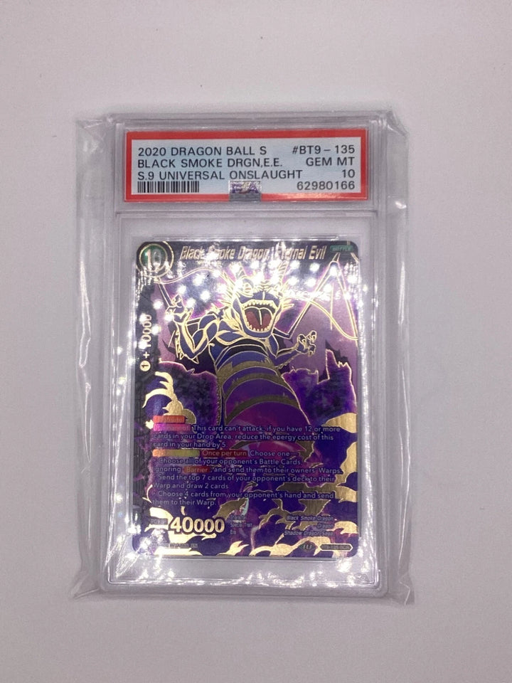 DragonBall - Black Smoke Dragon, Eternal Evil - BT9-135 - SCR - PSA 10 🔥🔥🔥