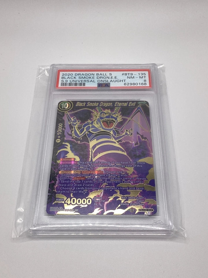 DragonBall - Black Smoke Dragon, Eternal Evil - BT9-135 - SCR - PSA 8 #2 🔥🔥