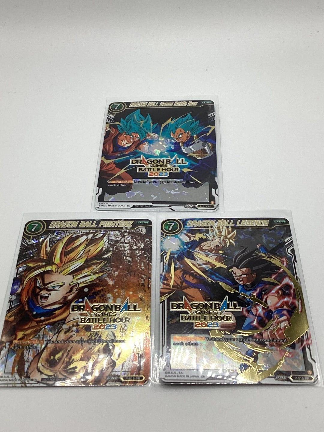 Dragonball - Games Battle Hour Promo Cards - Set of 3 - Near Mint 🔥🔥🔥