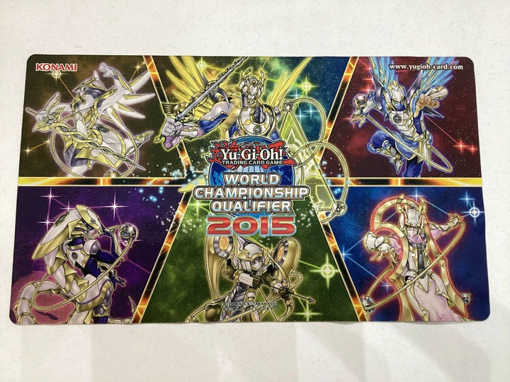 YuGiOh - Tellarknight Playmat - World Championship Qualifier 2015 -GoodCondition