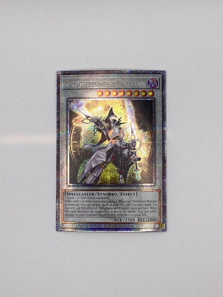 YuGiOh - Enlightenment Paladin - QCR - Misprint - TN23-EN010 - Near Mint 🔥🔥🔥