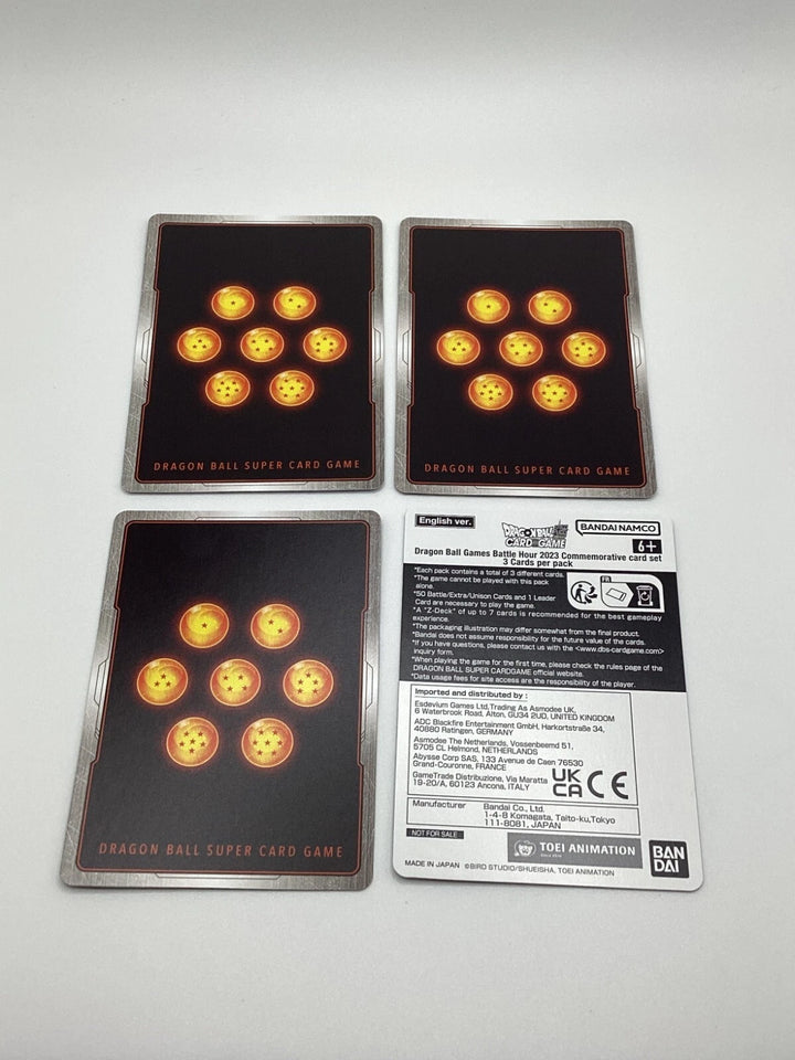 DragonBall - Games Battle Hour Promo Cards - Set of 4 - 2023 - NM 🔥🔥🔥