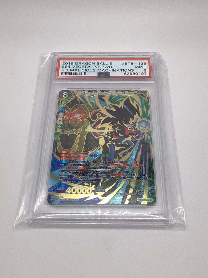 DragonBall - SS4 Vegeta, Peak of Primitive Power - SCR - 1st Ed - PSA 9 #2 🔥🔥