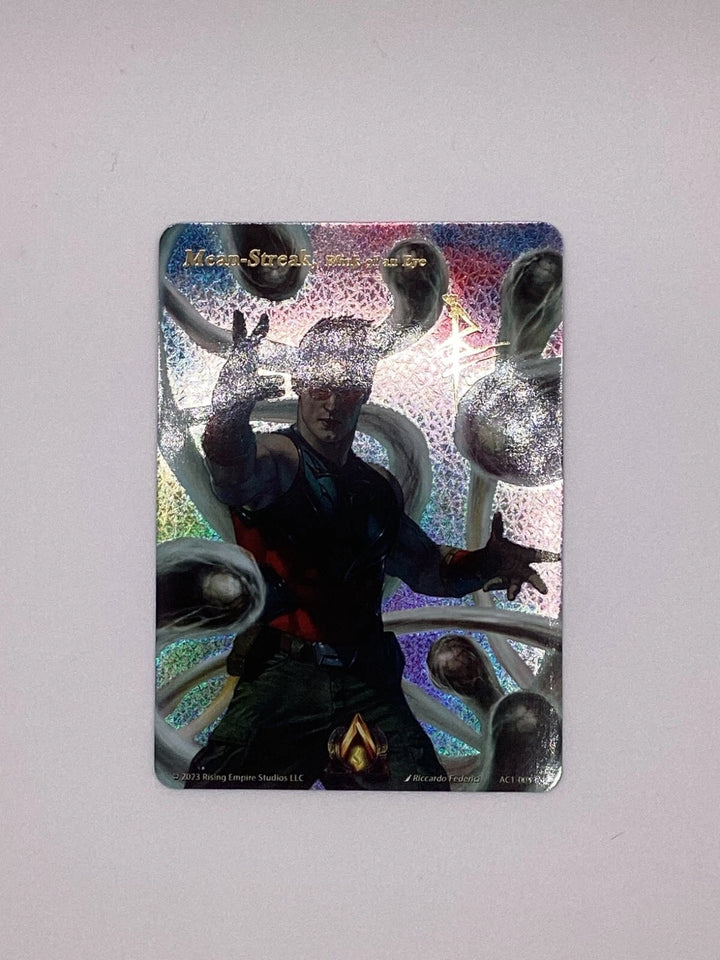Alpha Clash Mean-Streak, Blink Of An Eye - Case Topper - AC1-004 - Near Mint