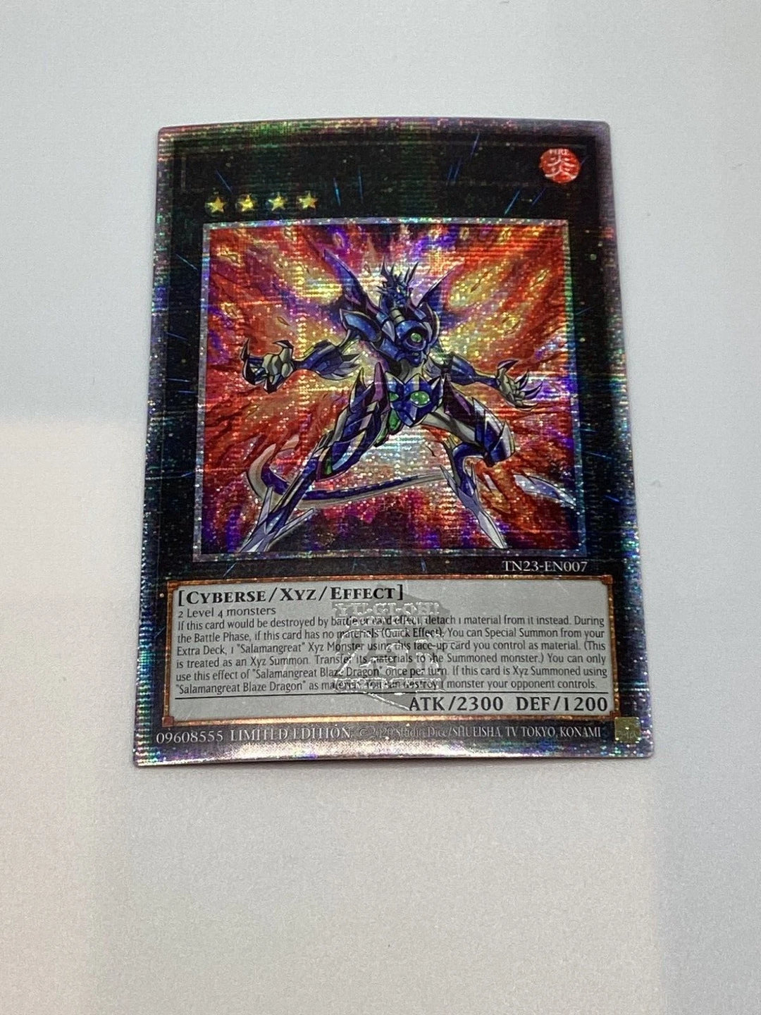 YuGiOh - Salamangreat Blaze Dragon - QCR - TN23-EN007 - Misprint - NM 🔥🔥🔥