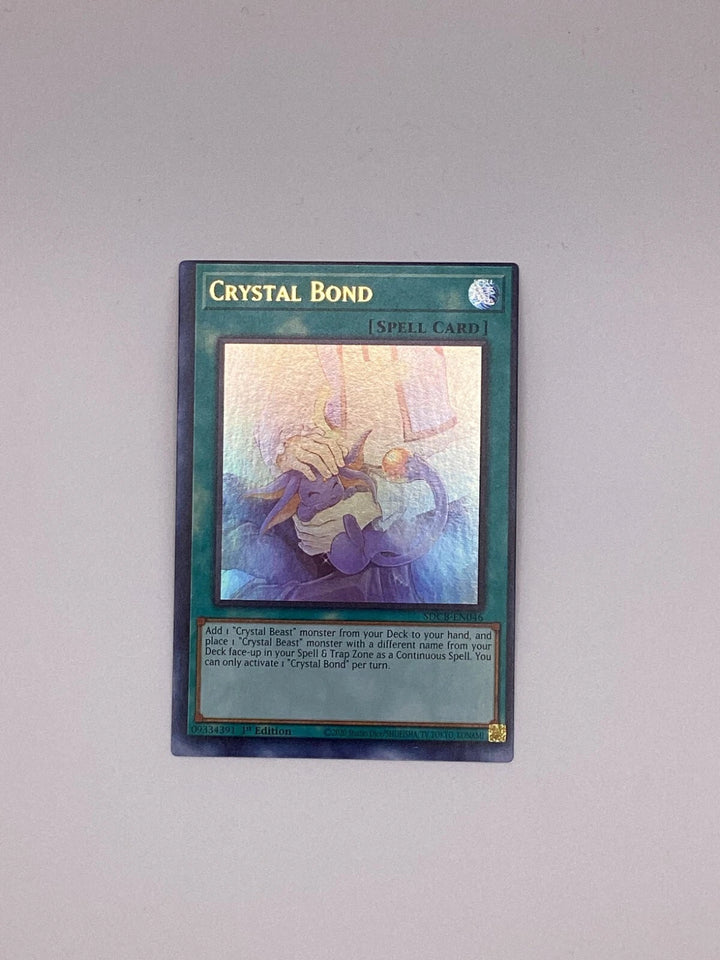 Yu-Gi-Oh Crystal Bond - Misprint - 1st Ed - SDCB-EN046 - Near Mint 🔥🔥🔥