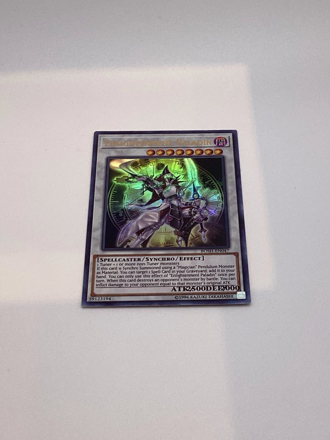 Yugioh Enlightenment Paladin - Misprint - Ultra Rare - BOSH-EN047 - Near Mint