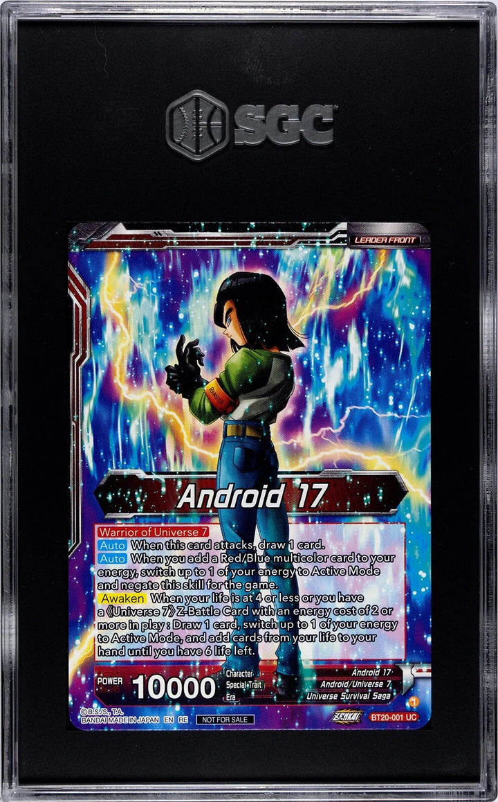 DBS Warriors Of Universe 7, United As One - 2023 World Champion Stamped - SGC 10