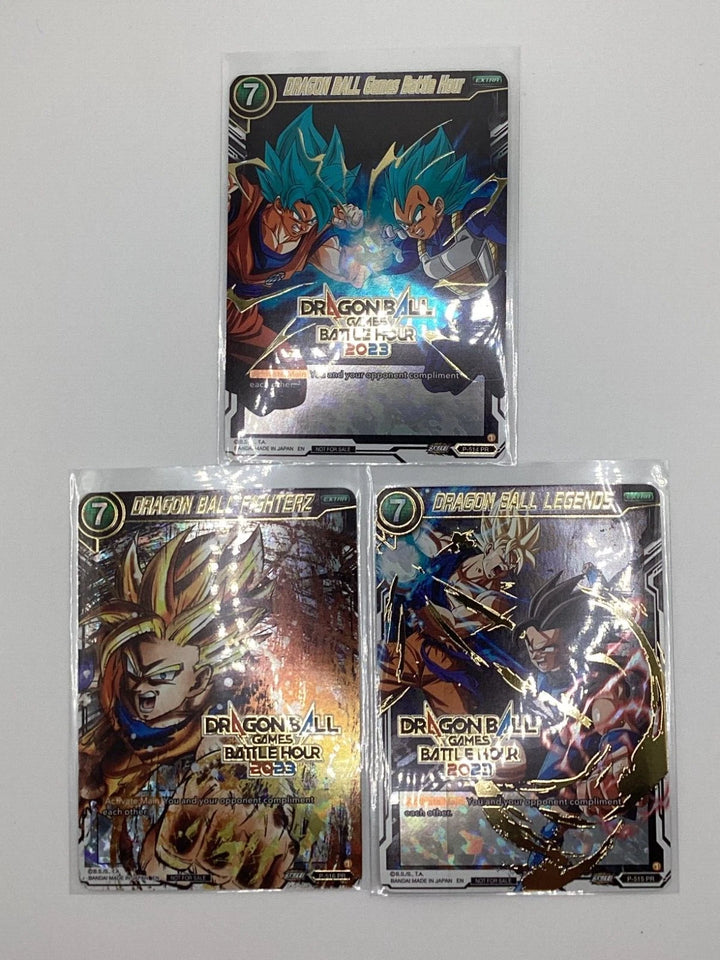 Dragonball - Games Battle Hour Promo Cards - Set of 3 - Near Mint 🔥🔥🔥