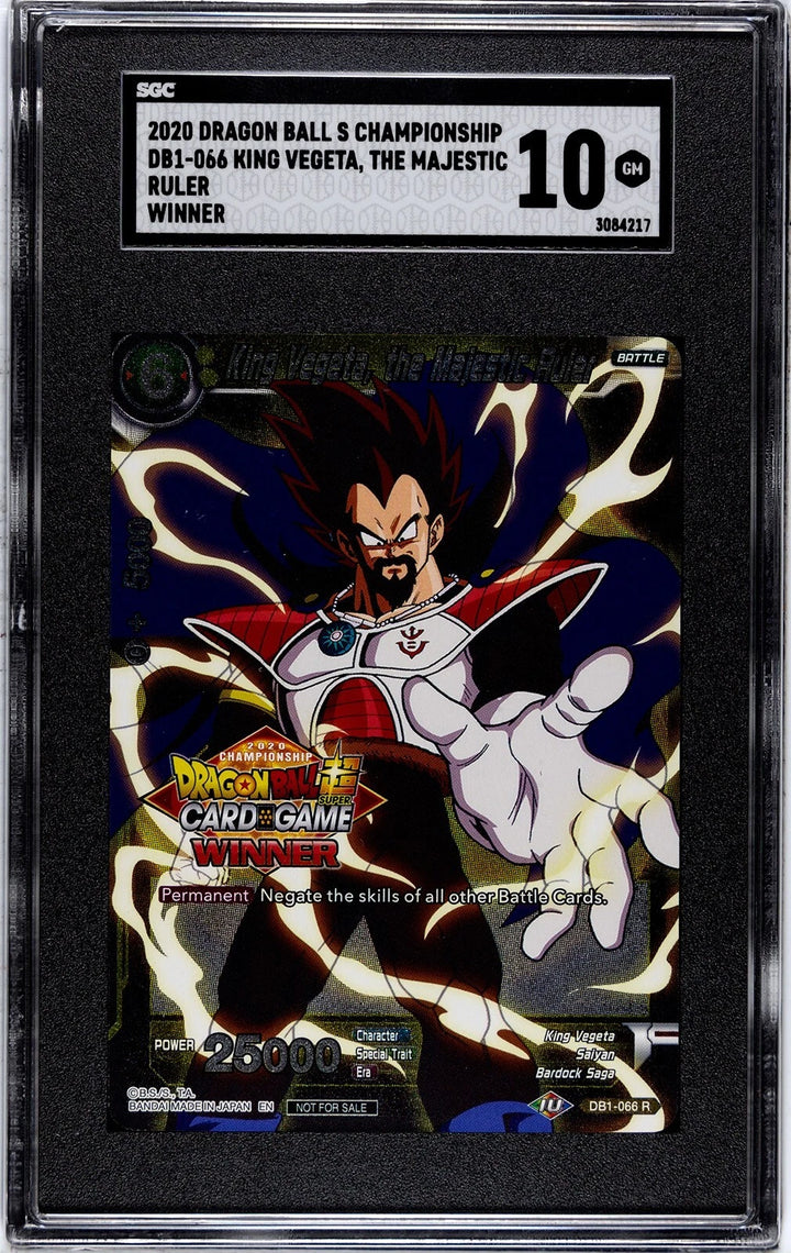 DragonBall Super - King Vegeta, The Majestic Ruler - Winner stamped - SGC 10 #4