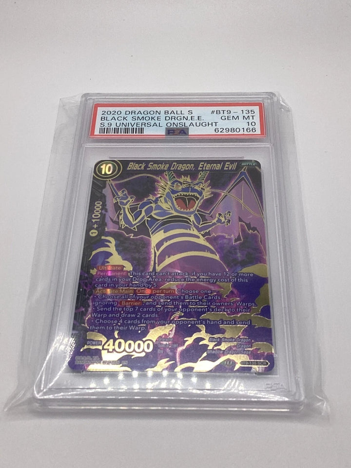 DragonBall - Black Smoke Dragon, Eternal Evil - BT9-135 - SCR - PSA 10 🔥🔥🔥