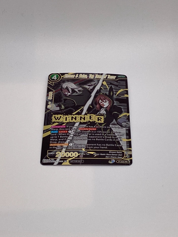 Dragon Ball Super - Shroom & Salsa, Tag Team Of Terror - Winner - P-424 - NM 🔥