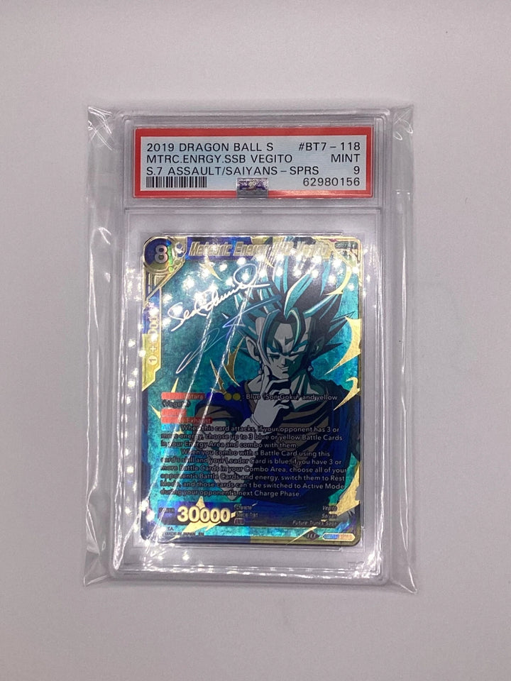DragonBall - Meteoric Energy, SSB Vegito - BT7-118 - SPR-Signature - PSA 9 #2 🔥