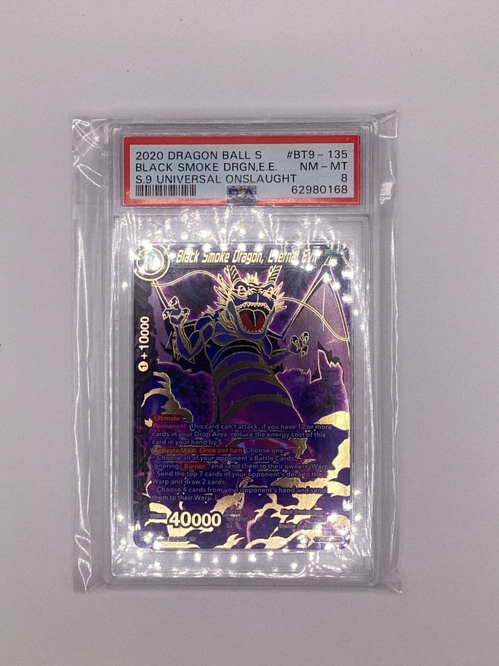 DragonBall - Black Smoke Dragon, Eternal Evil - BT9-135 - SCR - PSA 8 #2 🔥🔥
