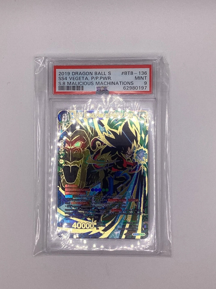 DragonBall - SS4 Vegeta, Peak of Primitive Power - SCR - 1st Ed - PSA 9 #2 🔥🔥