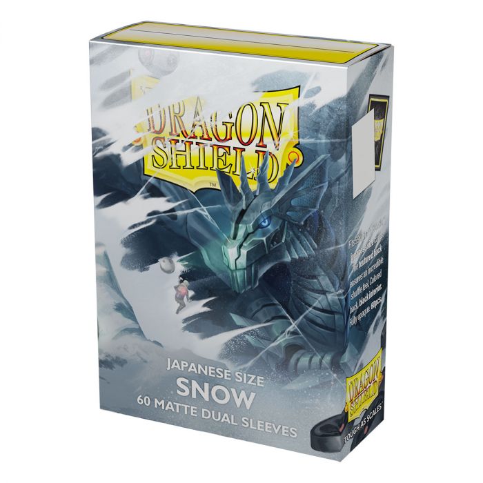 Dragon Shield 60ct Mini Matte Dual Snow